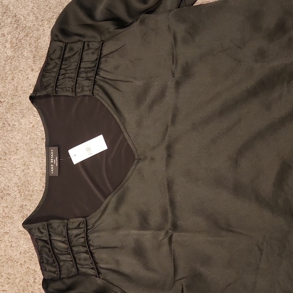 Chic Black V-Neck Top by Lane Bryant - Picture 3 of 5